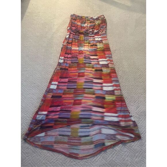 Velvet by Graham and Spencer Kalila Biarritz High-Low Strapless Dress - Picture 1 of 10